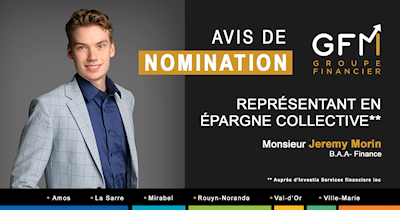 Nomination de Jeremy Morin